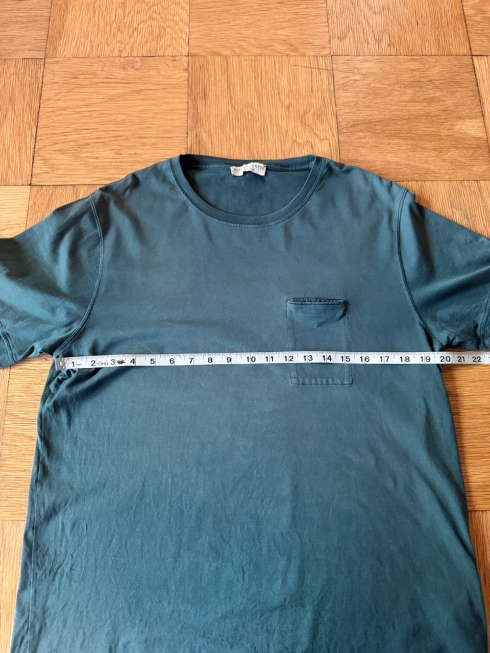 Bottega Veneta 52 Mens Large T Shirt Green Crew Neck Short Sleeve Cotton - Picture 6 of 10